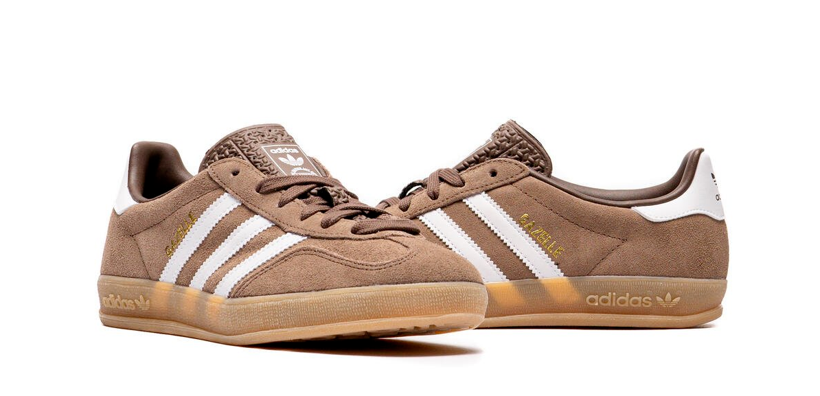 Giày Adidas Gazelle Indoor ‘White Gold Metallic’ JQ0175 - Ảnh 3