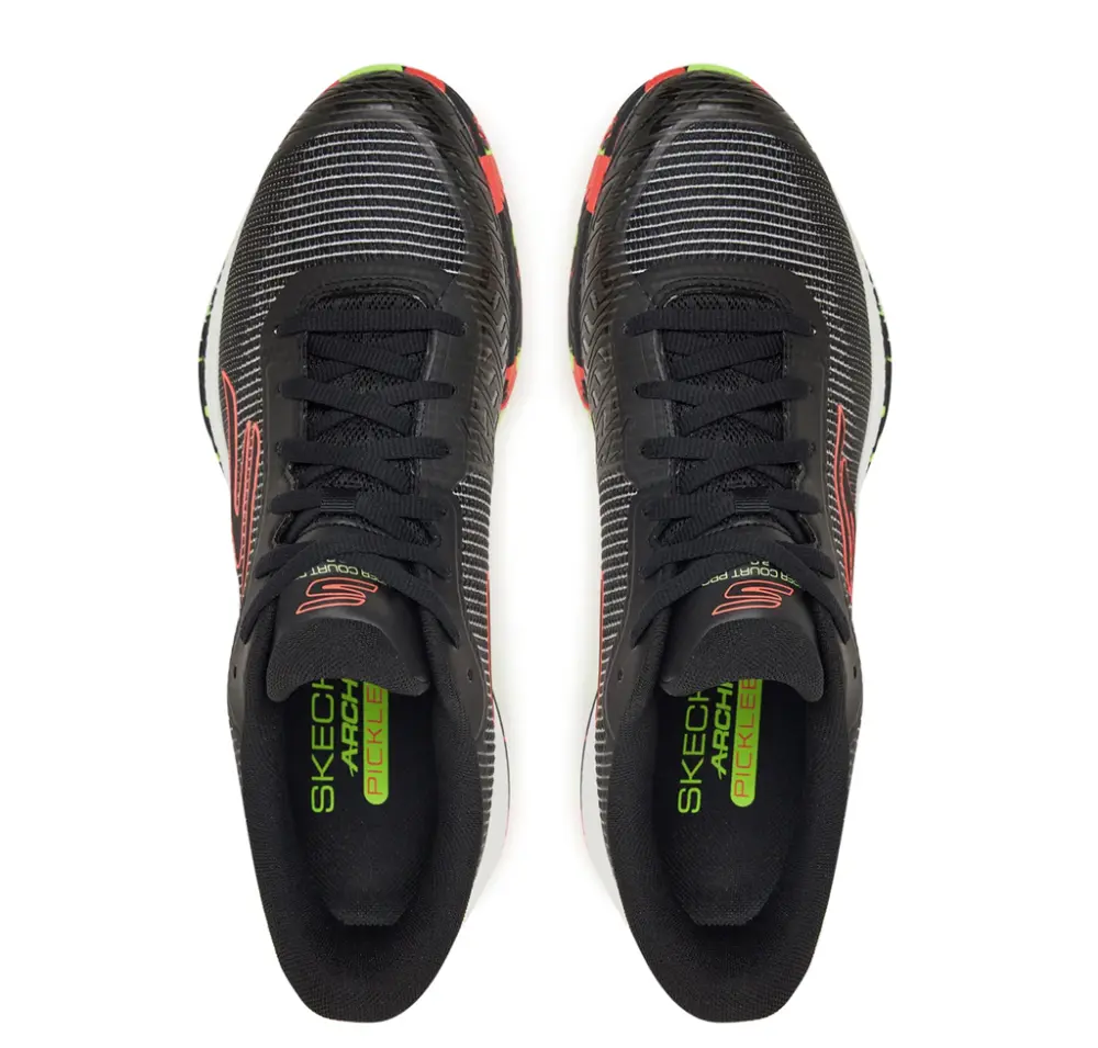 Giày Skechers Viper Court Pro 2.0 ‘Black’ 246109C-BKMT - Ảnh 4