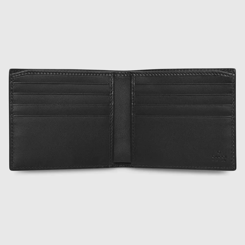 Alternative view of Ví Gucci GG Supreme Web ‘Black Gray’ 408827-KHN4N-1095