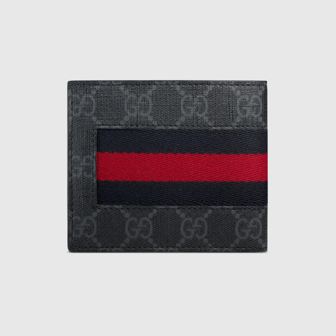 Ví Gucci GG Supreme Web ‘Black Gray’ 408827-KHN4N-1095 - Ảnh 3