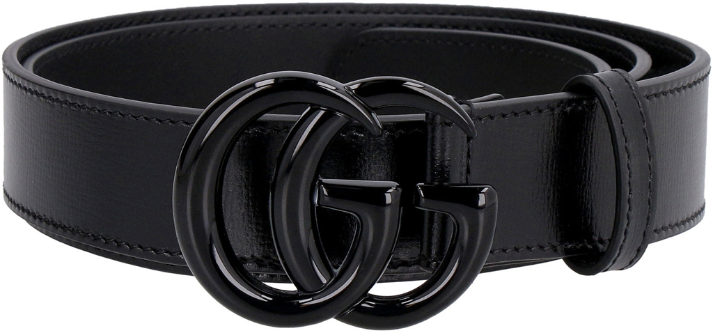 Thắt lưng Gucci Leather belt 'Black' 41451618YXV4236