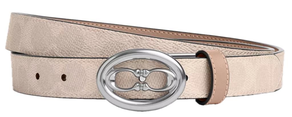 Thắt Lưng Coach Leather Belts ‘Beige’ CZ196-SVPWH