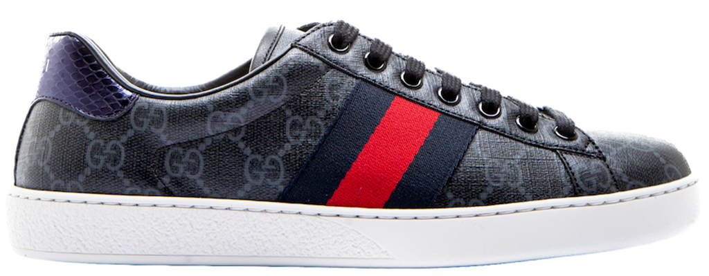 Giày Gucci Ace GG Supreme 'Black Grey' 429445-K2LH0-1130