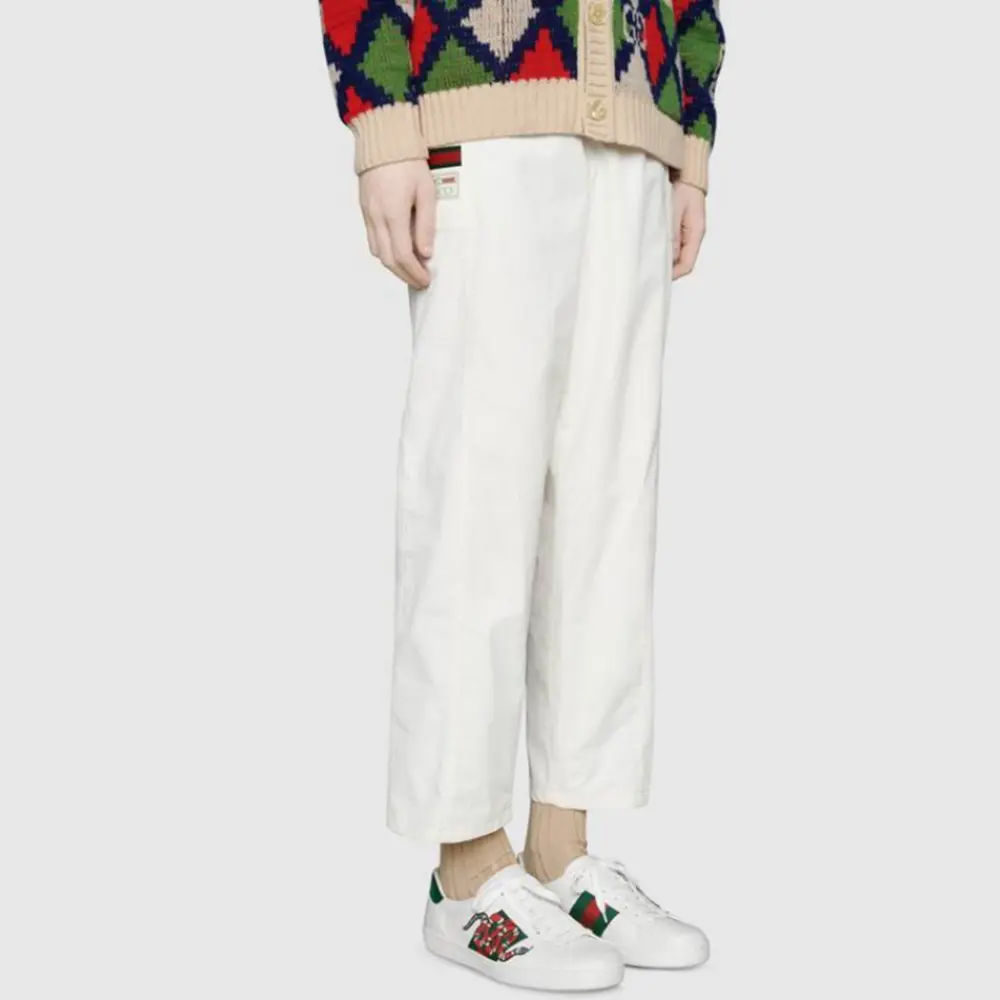 Giày Gucci Ace Embroidered Snake 'White' 456230-A38G0-9064 - Ảnh 4