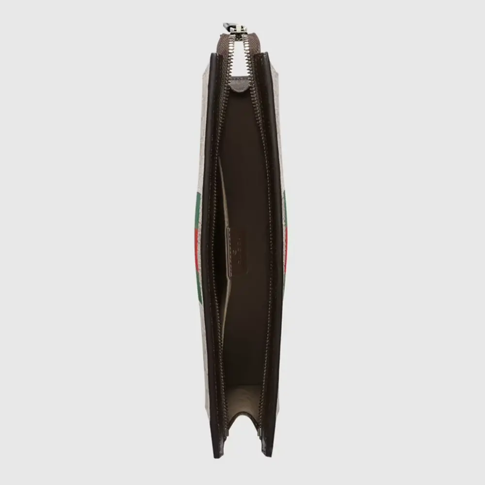 Túi Gucci Supreme Web Pouch 'Beige' 475316-KHN4N-9791 - Ảnh 3