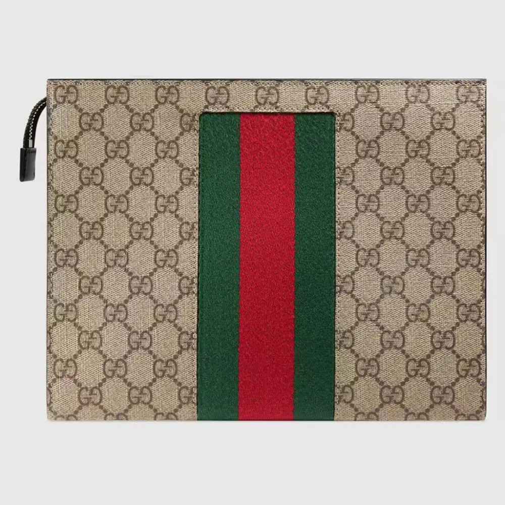 Alternative view of Túi Gucci Supreme Web Pouch‎ 'Beige' 475316-KHN4N-9791