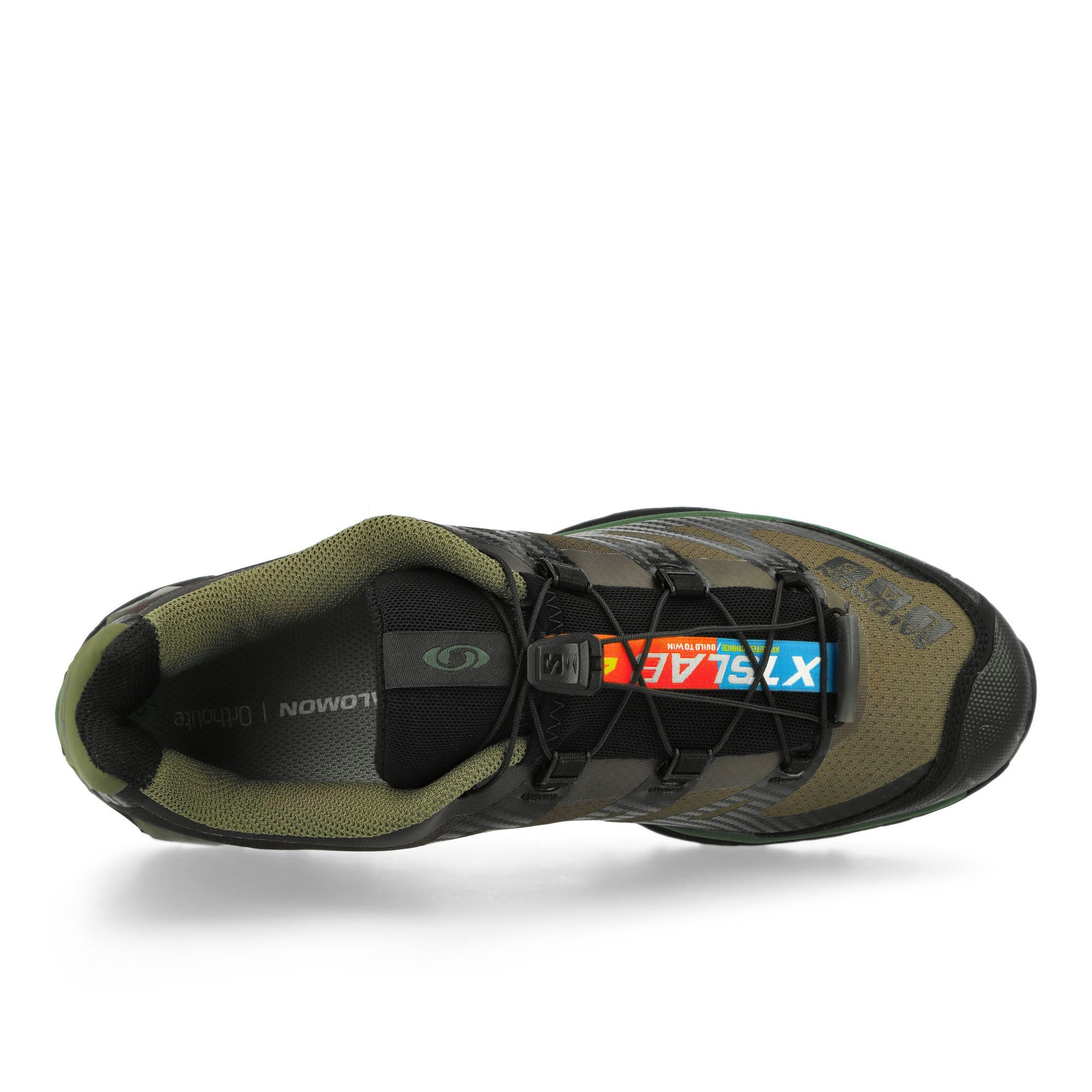 Giày Salomon XT-4 OG ‘Olive Night Black Aloe’ 475685 - Ảnh 4