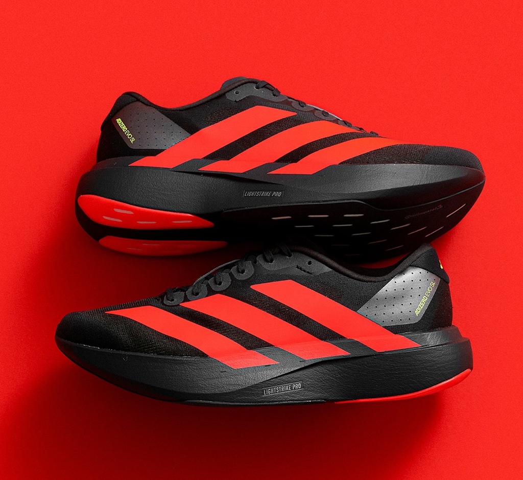 Alternative view of Giày Adidas Adizero EVO SL Carbon 'Lucid Red' JR3414