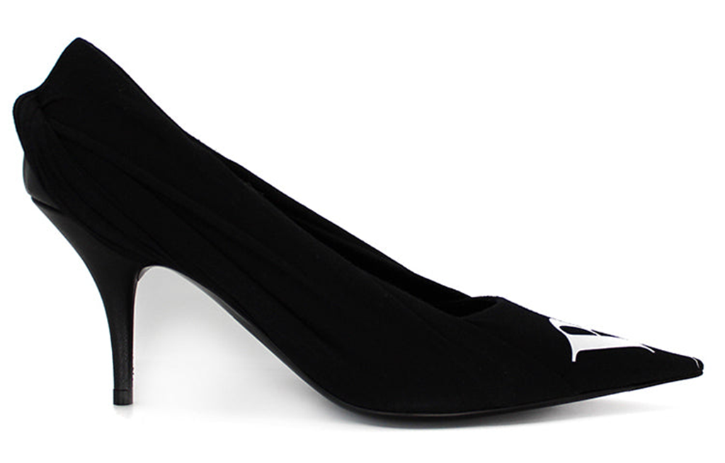 Giày Balenciaga Campaign Logo Pumps 'Black' 495777W0600-1091 - Ảnh 4