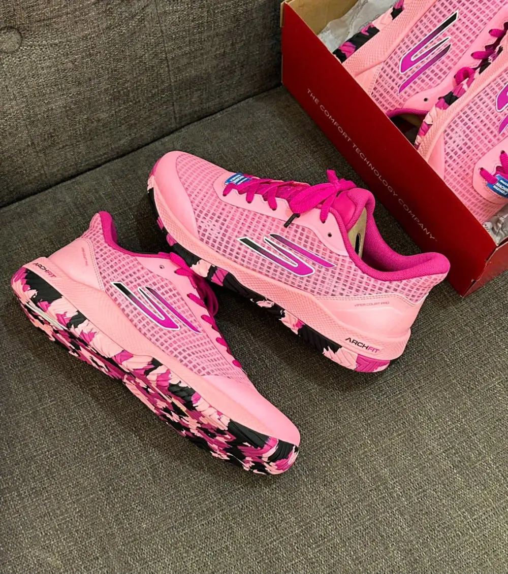 Giày Skechers Viper Court Pro ‘Pink’ 172069C-PNK - Ảnh 8