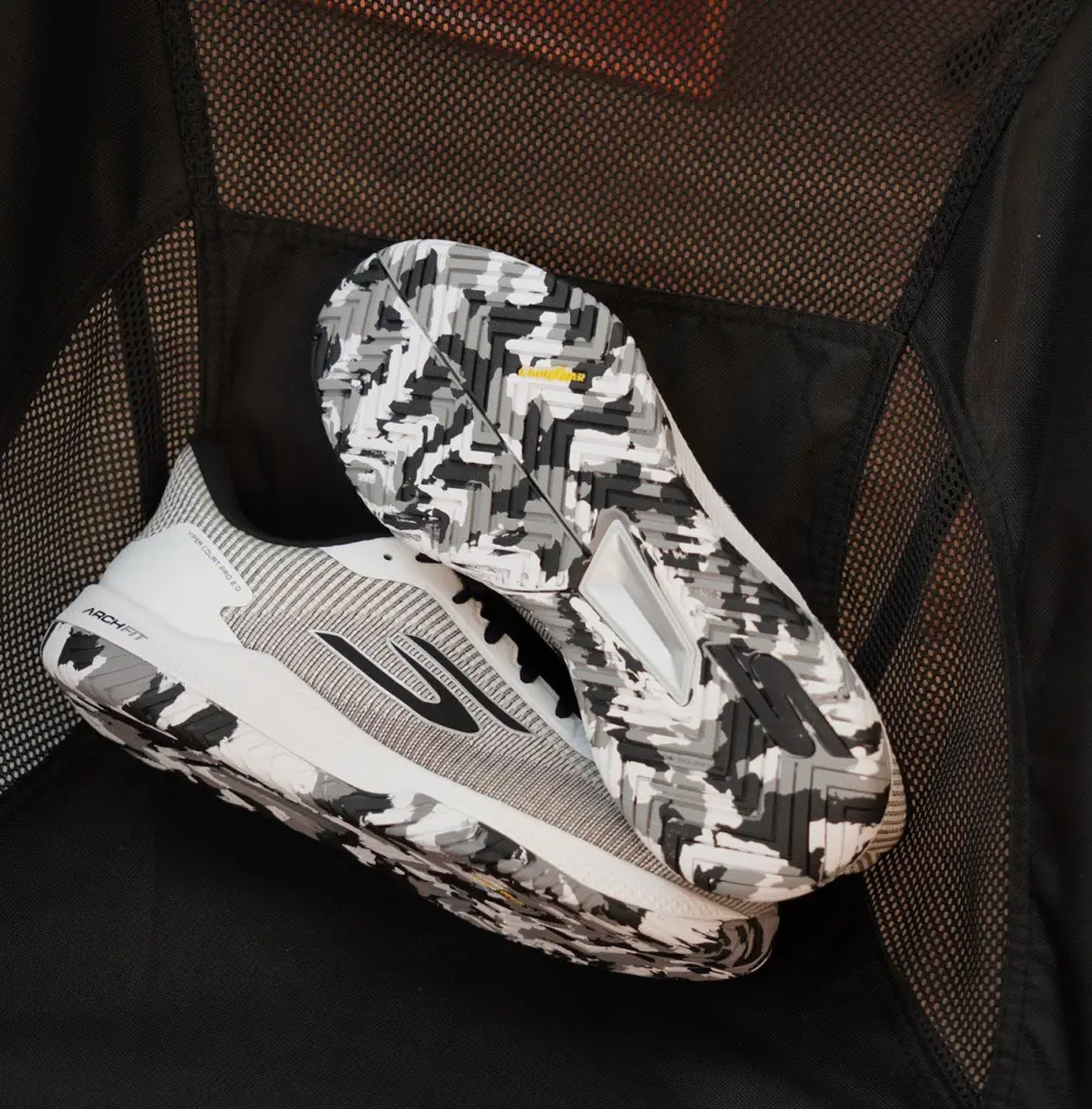 Giày Skechers Viper Court Pro ‘White Black’ 246109C-WBK - Ảnh 4