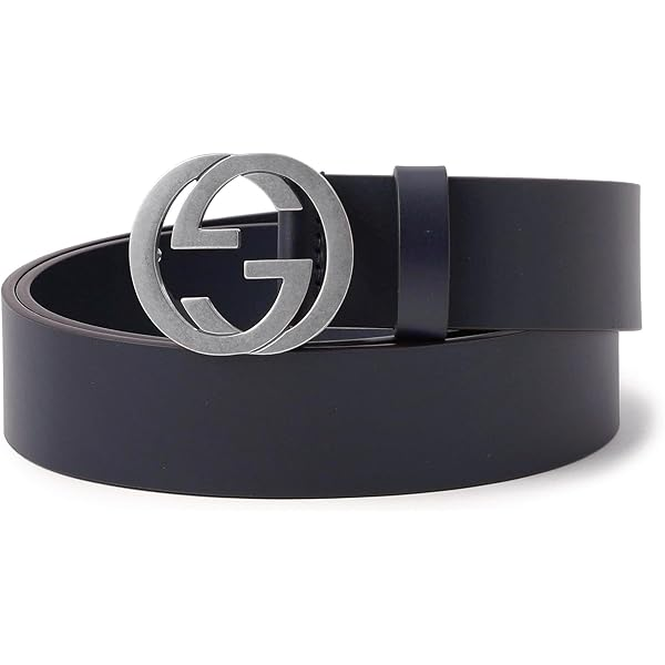 Alternative view of Thắt Lưng Gucci Distressed Leather Buckle 'Black' 546389-BGH0N-4009