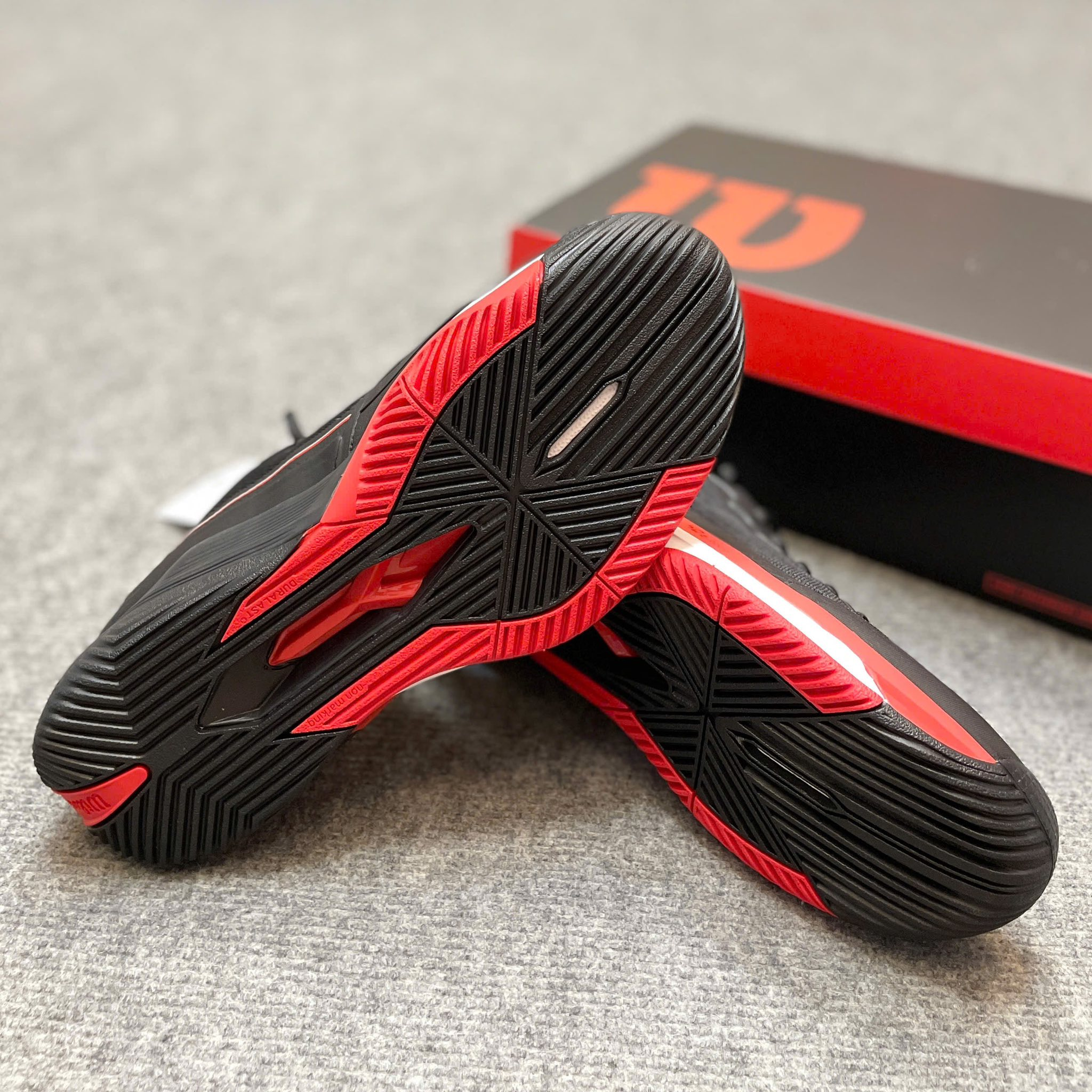 Giày Wilson Rush Pro 4.5 ‘Black Red’ WRS334330U - Ảnh 5