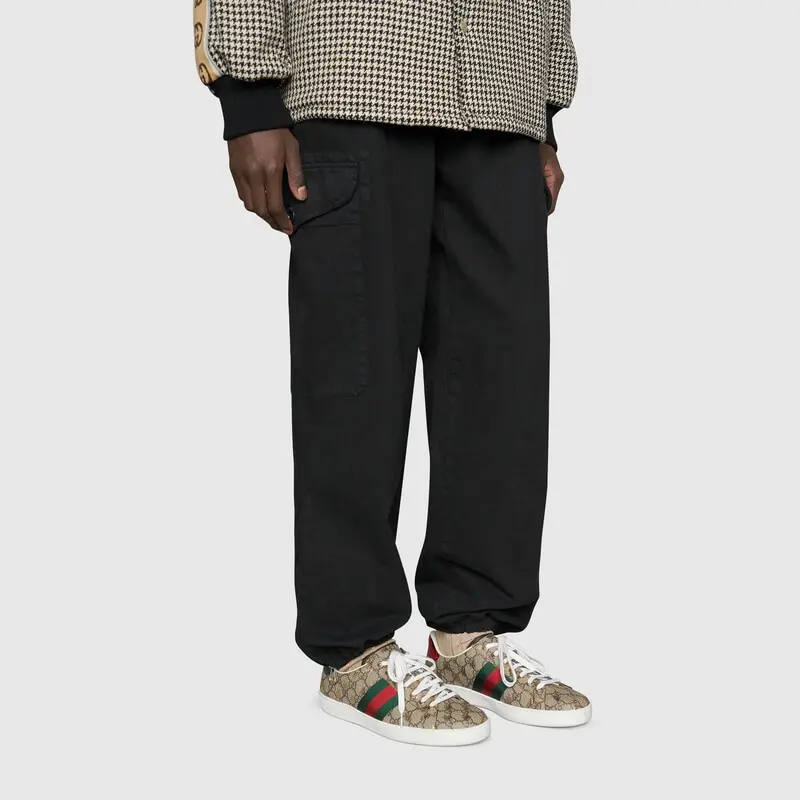 Alternative view of Giày Gucci Ace GG Supreme Bees Sneaker 'Beige' 548950-9N050-8465