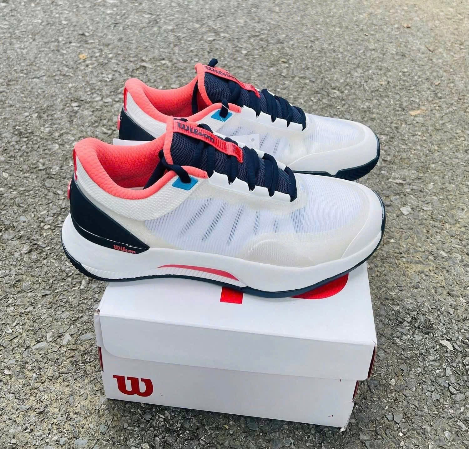 Giày Wilson Intrigue Tour ‘White Navy Dubarry’ WRS335910 - Ảnh 7