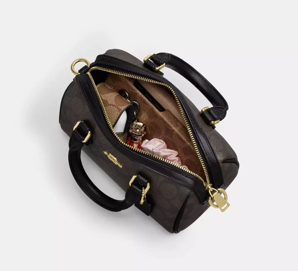 Túi Coach Mini Rowan Crossbody ‘Walnut’ CW329-IMXAQ - Ảnh 6