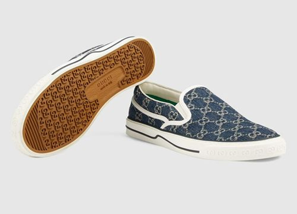 Giày Gucci Tennis 1977 Slip-on 'Blue' 643489-2HK20-4465 - Ảnh 3
