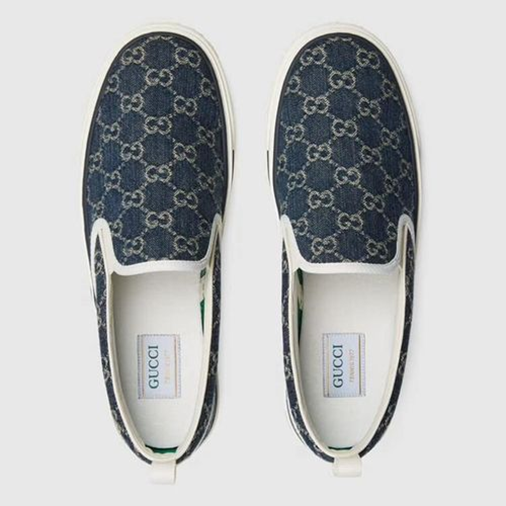 Giày Gucci Tennis 1977 Slip-on 'Blue' 643489-2HK20-4465 - Ảnh 4