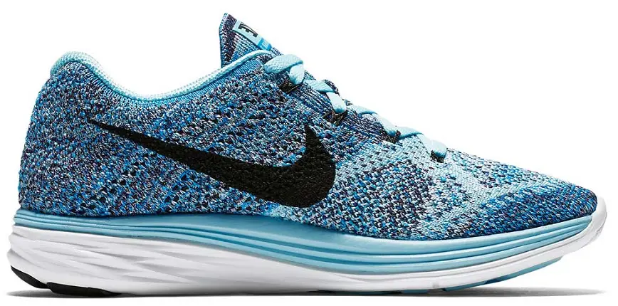 Giày Nike Wmns Flyknit Lunar 3 Blue Black 698182 404