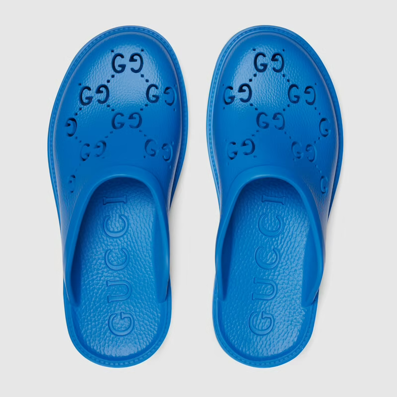 Dép Gucci Men’s Slip On Sandal ‘Blue’ 655517-JFB00-4344 - Ảnh 4