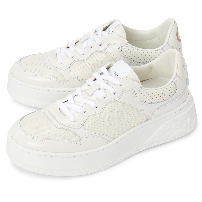 Alternative view of Giày Gucci GG Emboss ‘White’ 670408-1XL10-9014