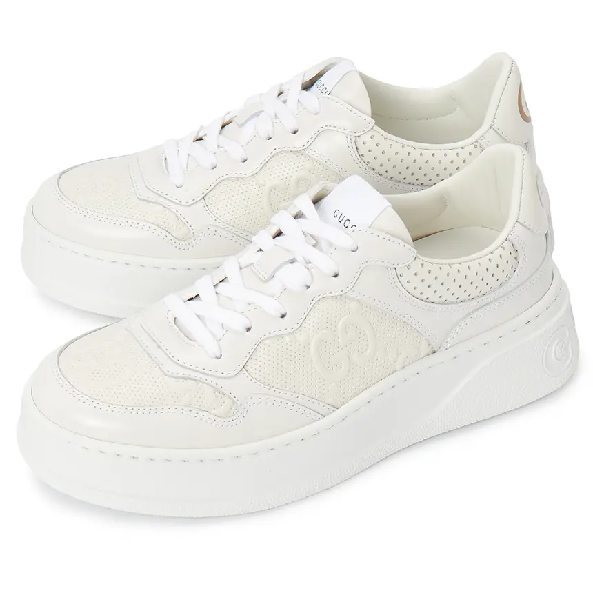 Alternative view of Giày Gucci GG Emboss ‘White’ 670408-1XL10-9014
