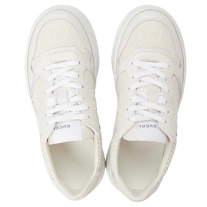 Giày Gucci GG Emboss ‘White’ 670408-1XL10-9014 - Ảnh 3