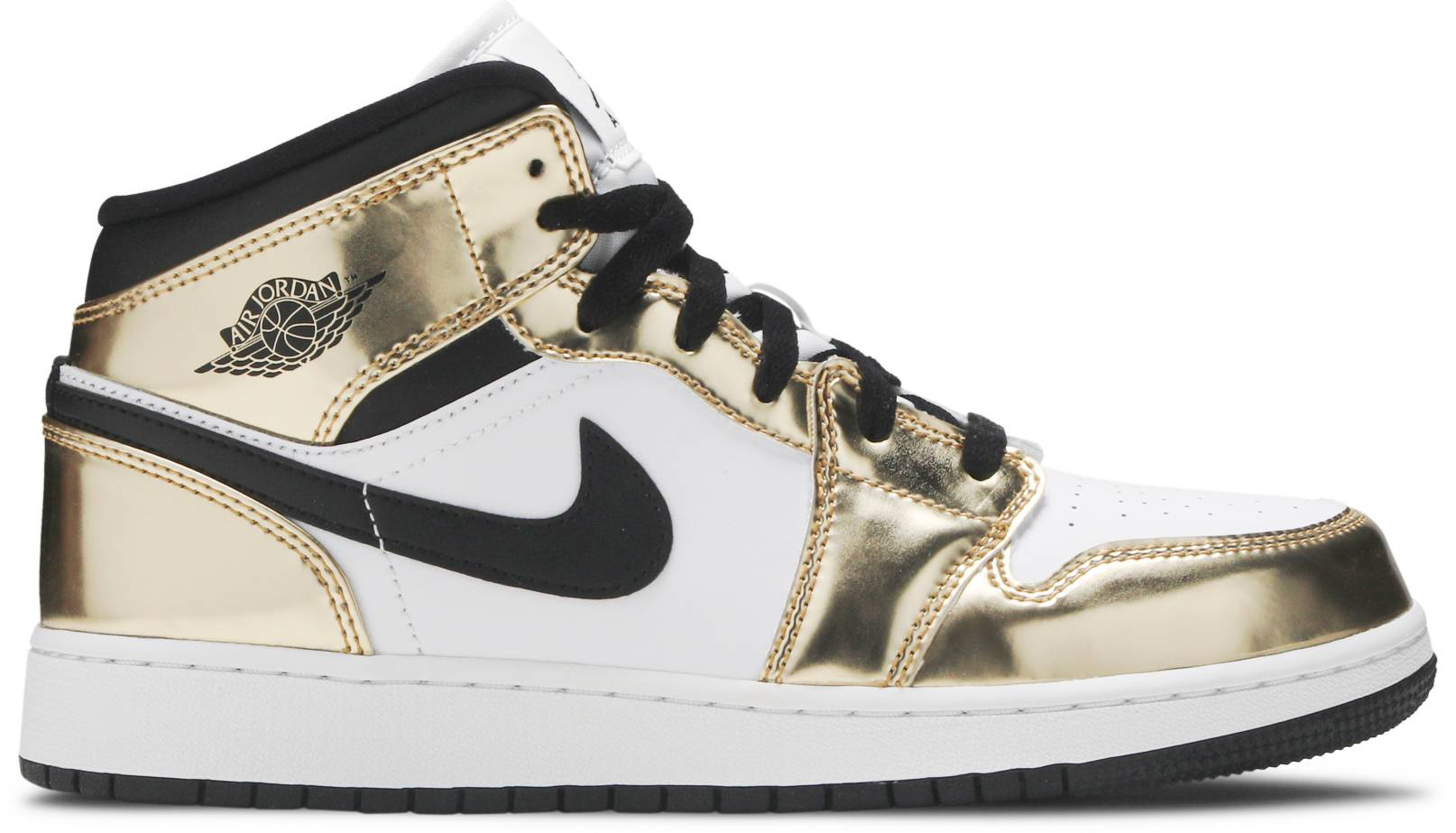 Giày Nike Air Jordan 1 Mid SE GS ‘Metallic Gold’ DC1420-700