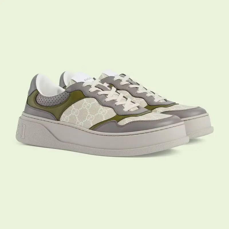 Giày Gucci GG Sneaker ‘Beige’ 700641-UPG90-1282 - Ảnh 5