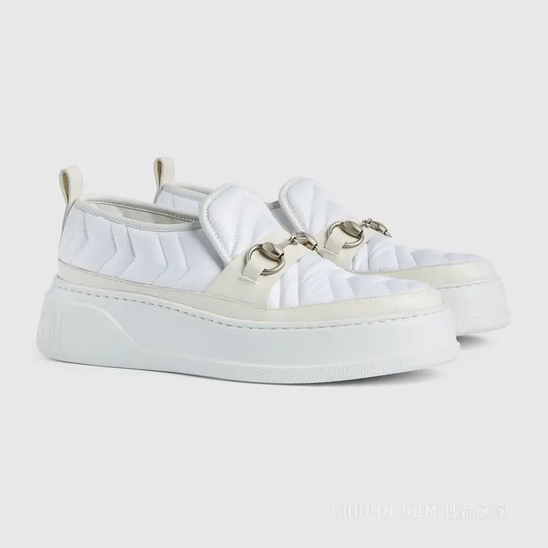 Alternative view of Giày Gucci Slip-on Sneakers 'White' 721077-FAA1J-9069
