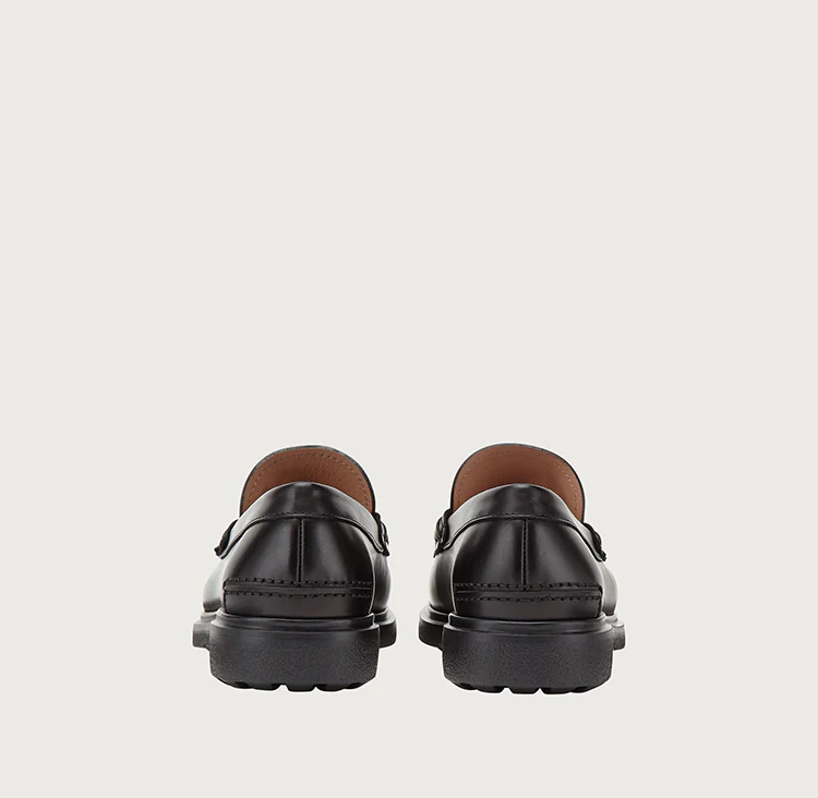 Giày Salvatore Ferragamo Moccasin Gancini ‘Black’ 02C499-735190 - Ảnh 4