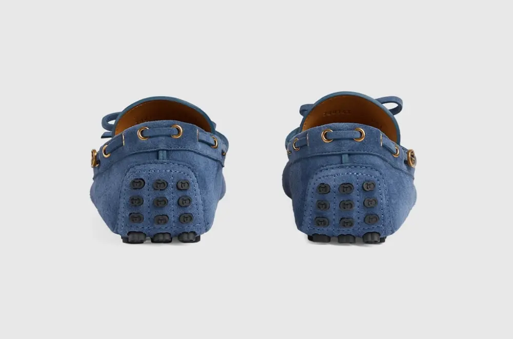 Giày Gucci Driver Interlocking G 'Navy' 780143-CH000-4236 - Ảnh 3