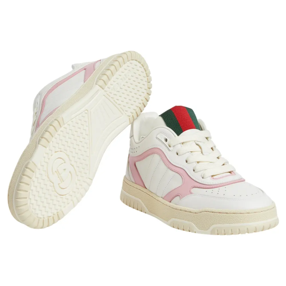 Alternative view of Giày Gucci Re-Web Sneakers 'White Pink' 785728-AADRT-9078