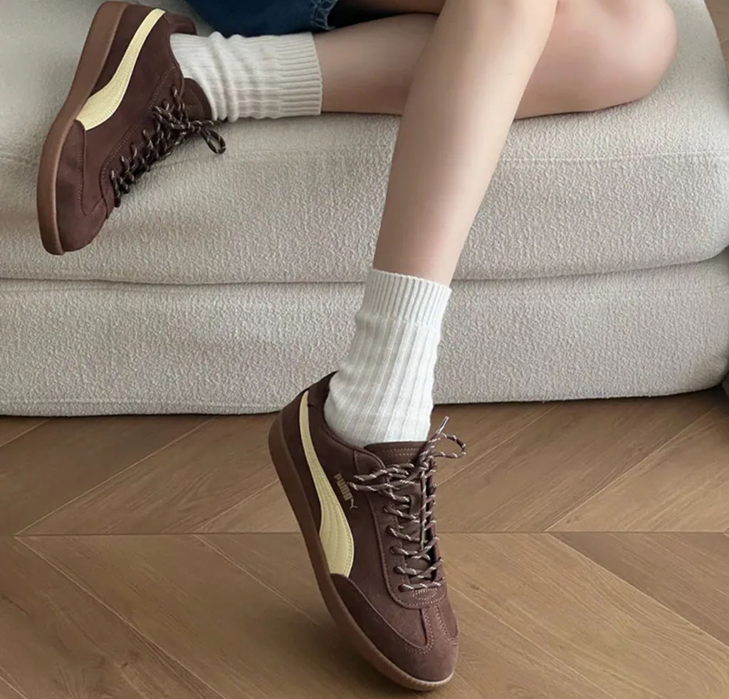 Alternative view of Giày Puma 9-T Suede 'Retro Cocoa' 406756-01