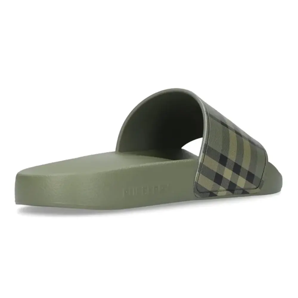 Dép Burberry Beach Sandals 'Green' 8041968 - Ảnh 4