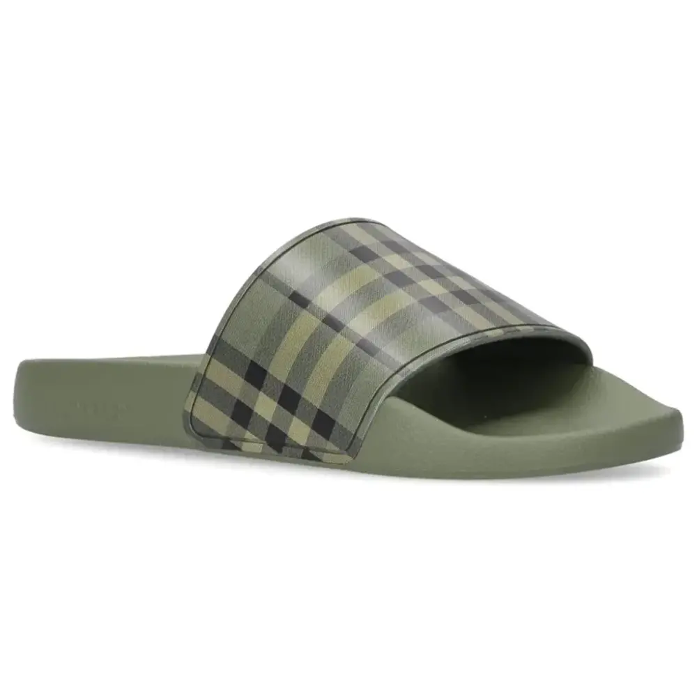 Dép Burberry Beach Sandals 'Green' 8041968 - Ảnh 3