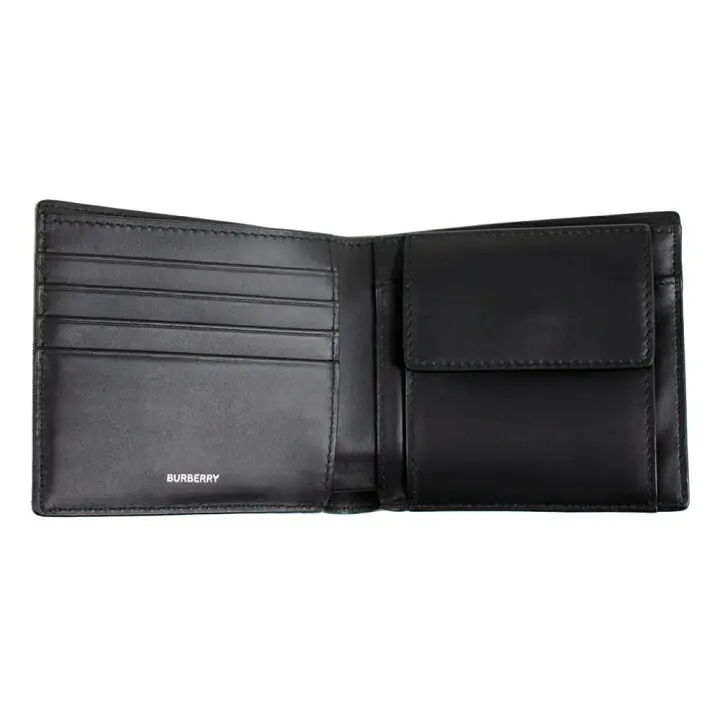 Alternative view of Ví Burberry Bi-fold Check Canvas x Leather ‘Multicolor’ 80845651