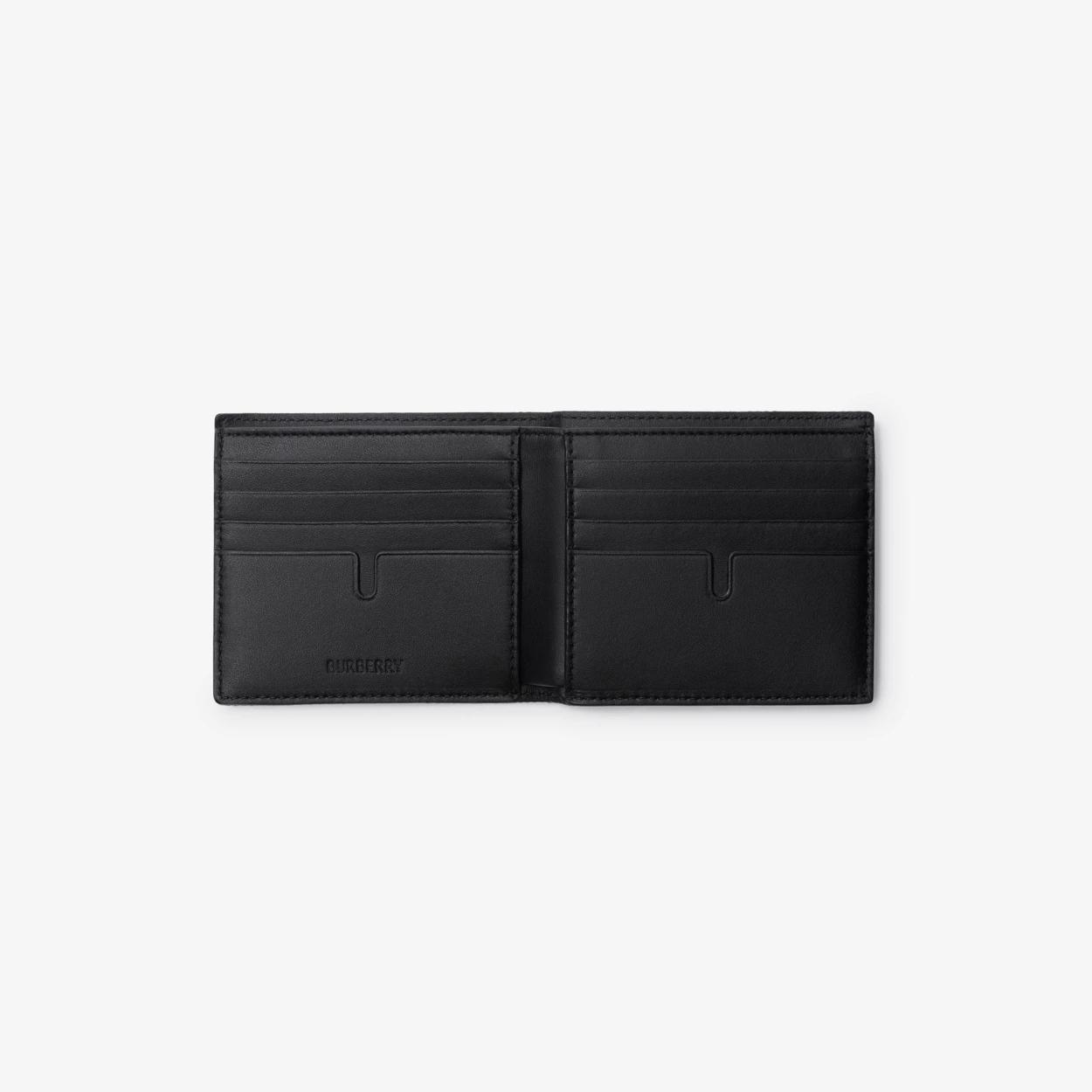 Alternative view of Ví Burberry Check Bifold Wallet ‘Black Calico’ 80895201
