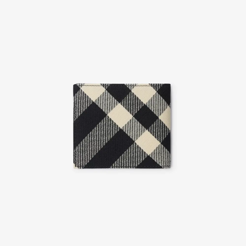 Ví Burberry Check Bifold Wallet ‘Black Calico’ 80895201 - Ảnh 3