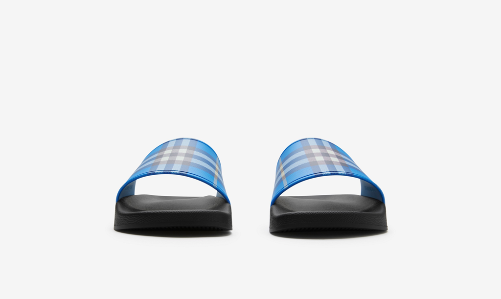 Dép Burberry Logo Slides Optic 'Hyacinth' 81127421 - Ảnh 4