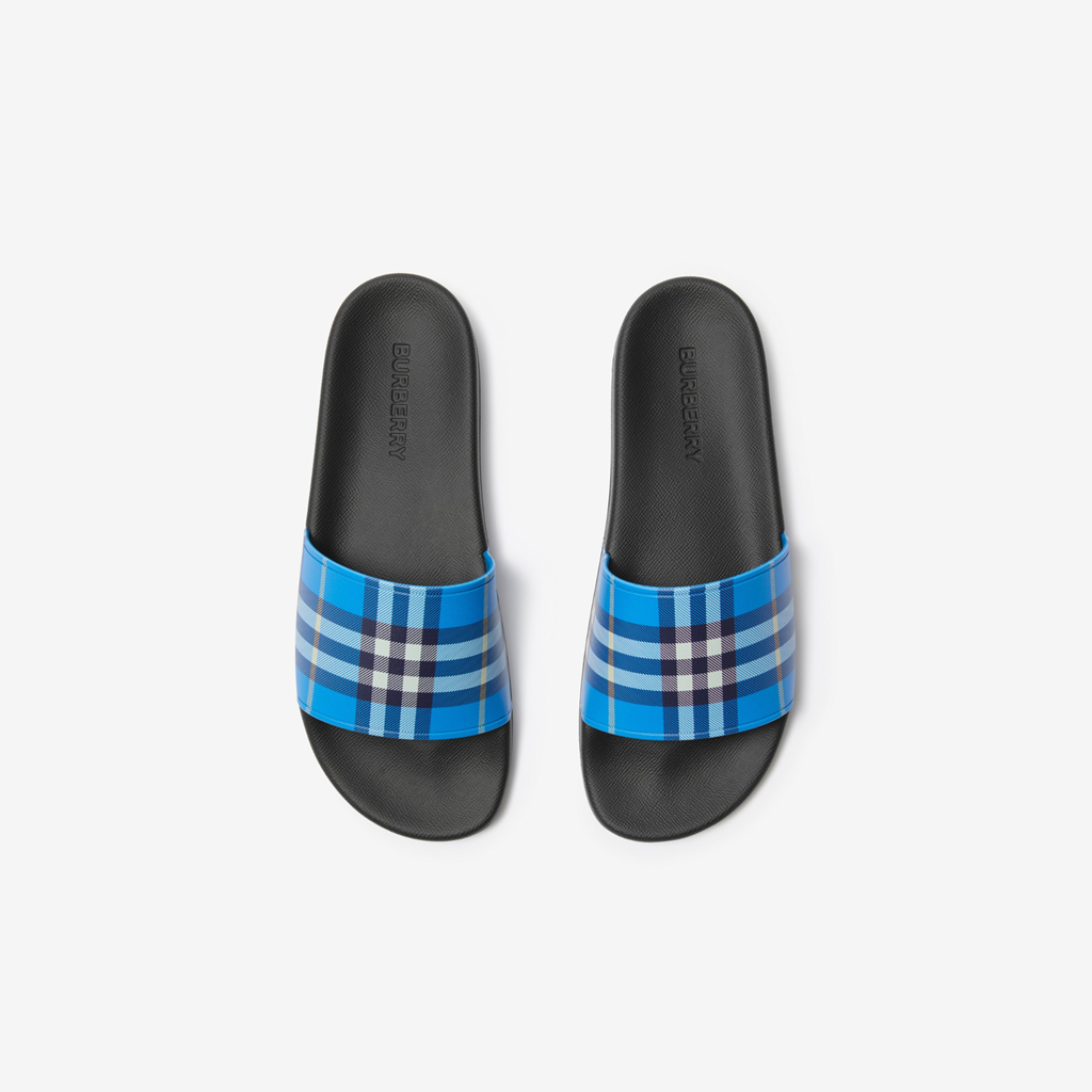 Alternative view of Dép Burberry Logo Slides Optic 'Hyacinth' 81127421