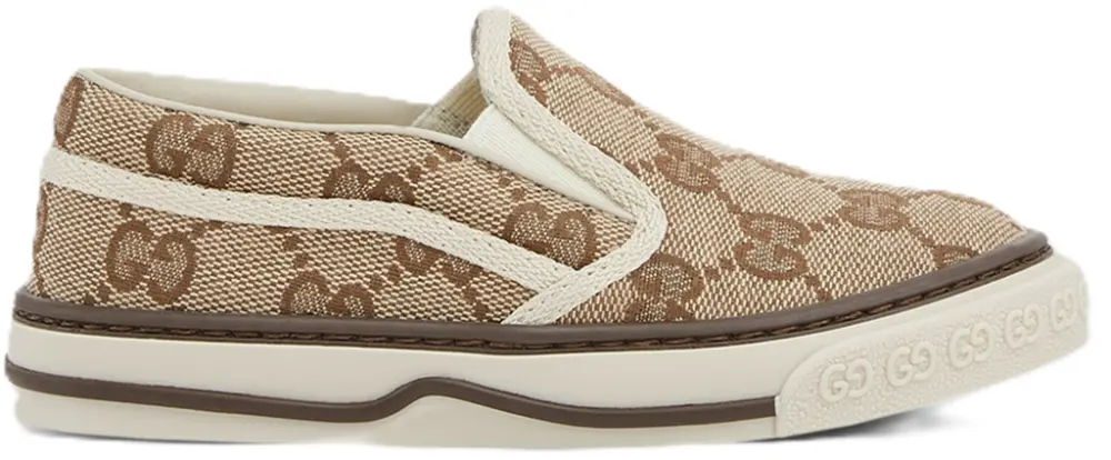 Giày Gucci Toddler Embossed GG Trainer 'Beige' 812677-FAD45-9742