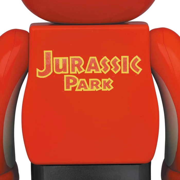 Alternative view of Mô Hình Jurassic Park Bearbrick 1000% 'Red' 97836-JPK-1000