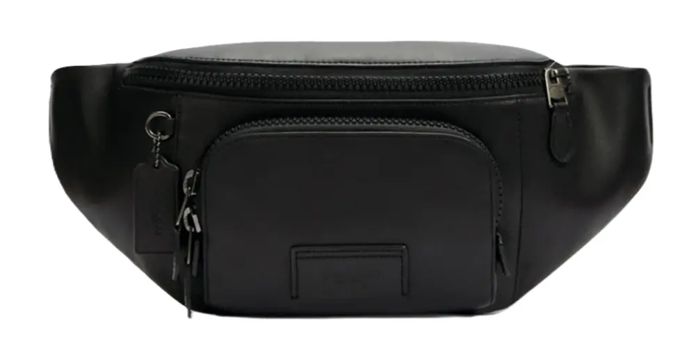Túi Coach Track Belt Bag ‘Black’ C2716-QBBK