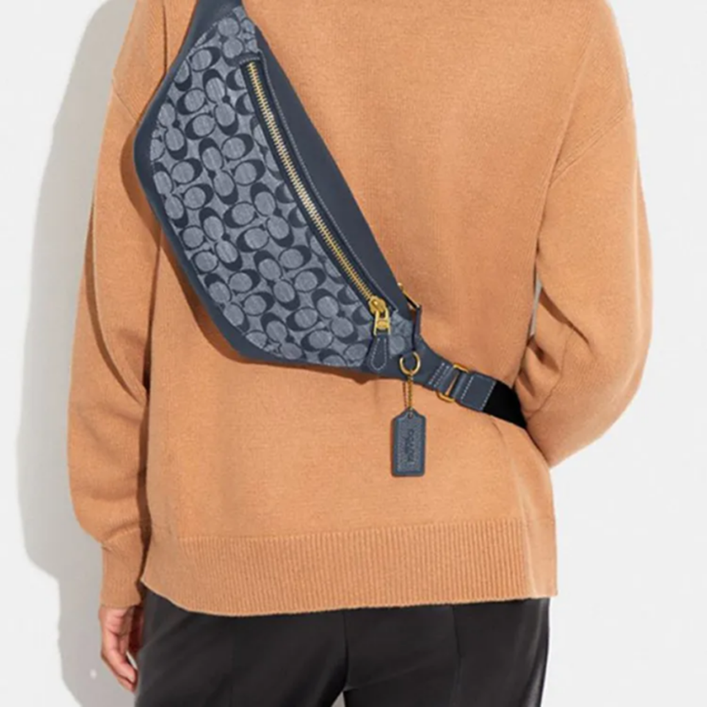 Túi Coach Shoulder Bag Waist ‘Navy’ CG994-B4DE - Ảnh 3