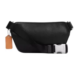 Alternative view of Túi Coach Mini Belt Bag In Signature Denim ‘Black’ CQ186-SVBK