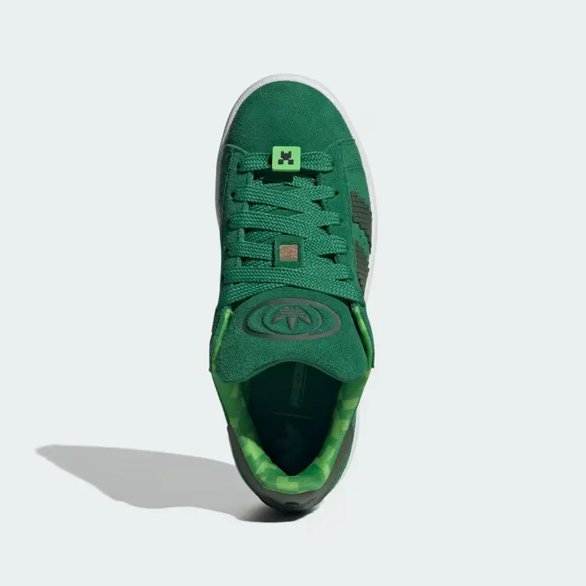 Giày Adidas Campus 00s x Minecraft ‘Creeper’ JS3778 - Ảnh 3