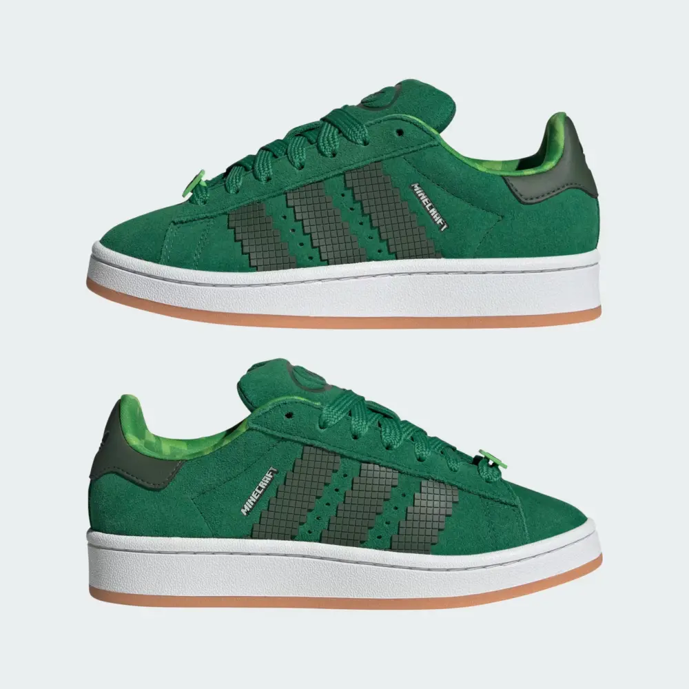 Giày Adidas Campus 00s x Minecraft ‘Creeper’ JS3778 - Ảnh 7