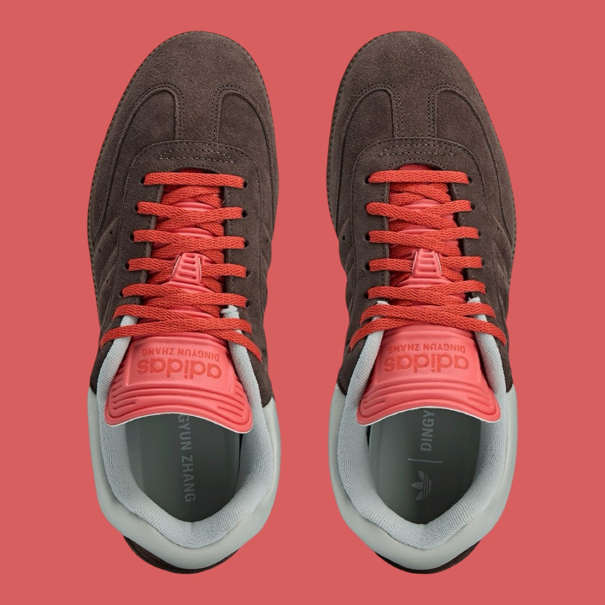 Giày Adidas Samba x Dingyun Zhang ‘Brown’ IF9704 - Ảnh 3