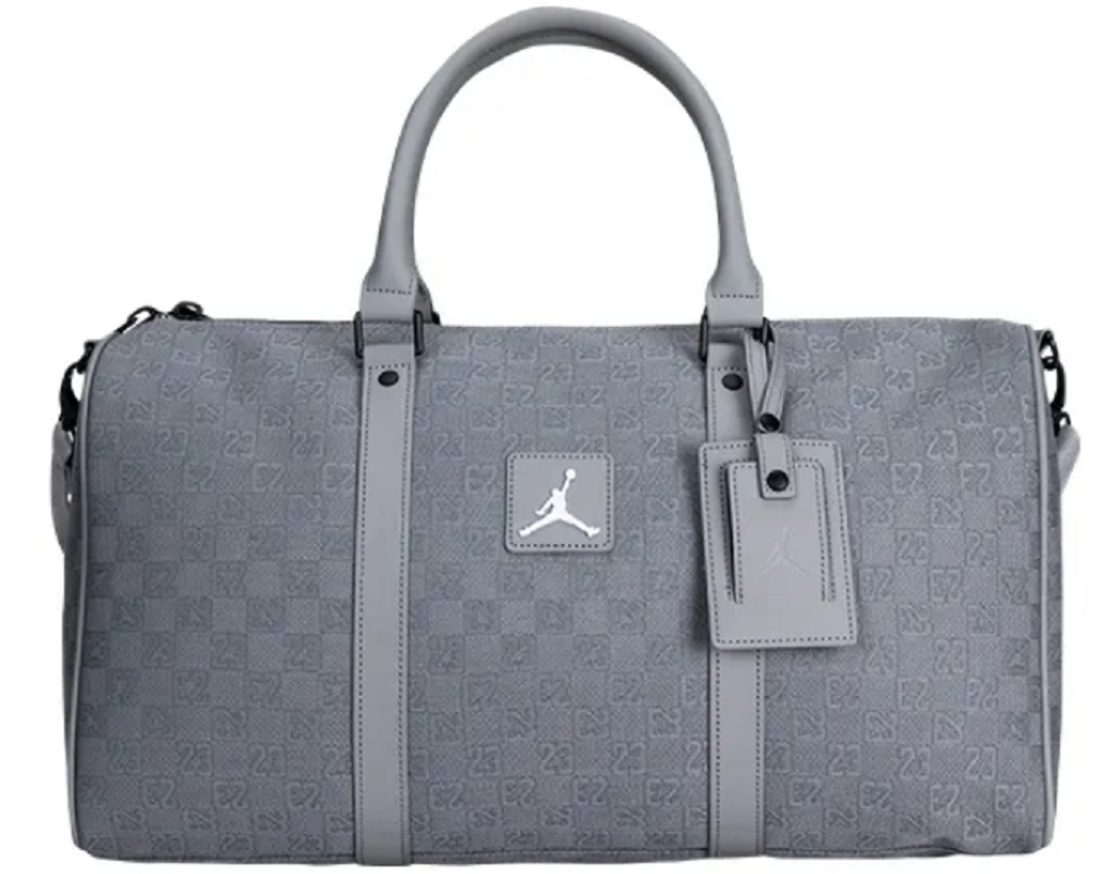 Túi Nike Jordan Monogram Duffle ‘Grey White’ FJ6787-010